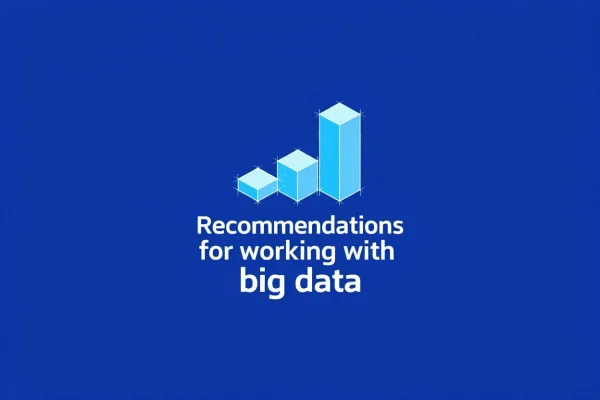 Recommendations for working with big data