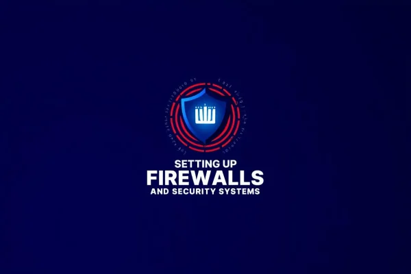 Setting up firewalls and security systems